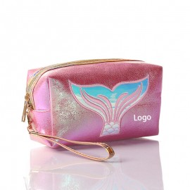 Portable Holographic Toiletry Bag Cosmetic Bag Custom Printed