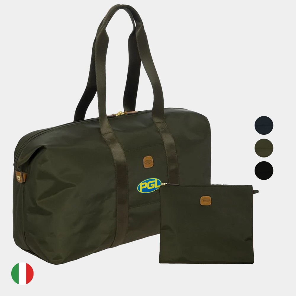 BRIC'S X-Travel 3.0 Recycled Folding Waterproof Duffle Bag with Logo BRIC'S X-Travel 3.0 Recycled Folding Waterproof Duffle Bag with Logo
