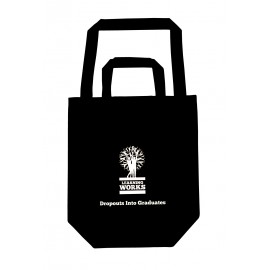Dual Handle Cotton Shopping Bag - Overseas - Color Custom Embroidered  Dual Handle Cotton Shopping Bag - Overseas - Color Custom Embroidered