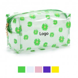 Waterproof Clear Toiletry Bag Cosmetic Bag Custom Embroidered  Waterproof Clear Toiletry Bag Cosmetic Bag Custom Embroidered