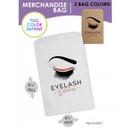 Custom Merchandise Bag With Full Color Printing