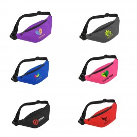 2-Zipper Fanny Pack with Logo  2-Zipper Fanny Pack with Logo