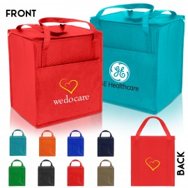 Thermal Grocery Tote Bag (Screen Print) Custom Embroidered  Thermal Grocery Tote Bag (Screen Print) Custom Embroidered