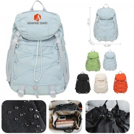 Outdoor Travel Backpack W/ Drawstring Large Capacity Custom Embroidered  Outdoor Travel Backpack W/ Drawstring Large Capacity Custom Embroidered