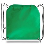 Non-Woven Drawstring Backpack - Heat Transfer (Colors) Custom Embroidered