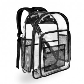 Custom Embroidered Clear Backpack  Custom Embroidered Clear Backpack