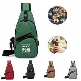 Custom Embroidered Crossbody Sling Bag  Custom Embroidered Crossbody Sling Bag
