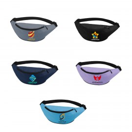 2 Zippered Sports Fanny Pack with Logo