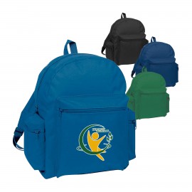 600D Polyester Standard School Backpack Logo Imprinted  600D Polyester Standard School Backpack Logo Imprinted