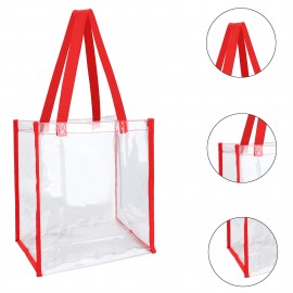 Logo Branded Clear PVC Stadium Tote  Logo Branded Clear PVC Stadium Tote
