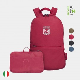 TUCANO - Italy ECOCOMPACT Recycled Modern Business Foldable Backpack Custom Printed