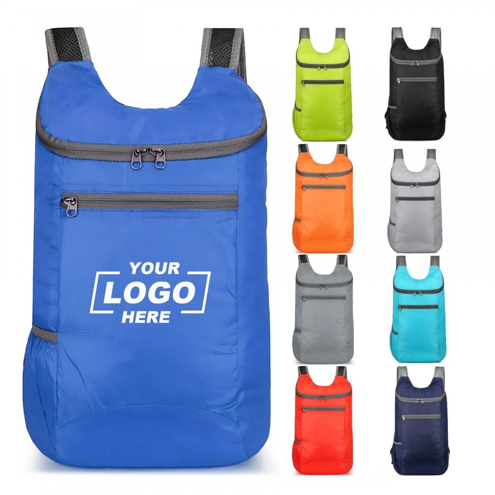 Custom Printed Lightweight Foldable Outdoor Backpack