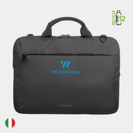 Logo Imprinted TUCANO - Italy IDEALE Recycled Modern Business Slim 16" Laptop Bag