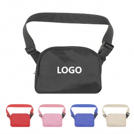 Custom Printed Unisex Mini Belt Bag with Adjustable Strap
