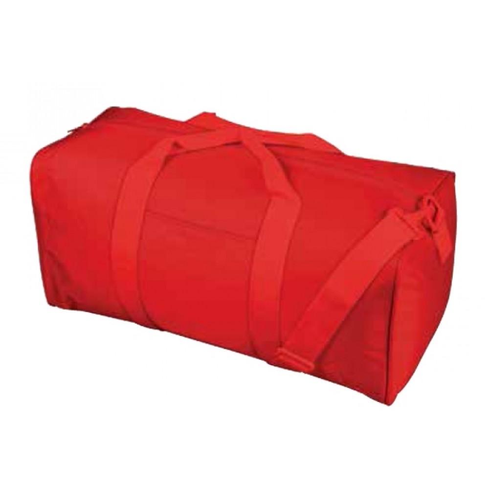 Nylon Square Duffle Bag w/Adjustable Shoulder Strap Custom Embroidered