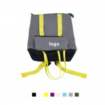 Logo Imprinted Zippered Neoprene Travel Student Backpack