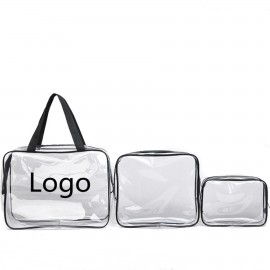 Custom Printed Clear Tote Bag Set  Custom Printed Clear Tote Bag Set