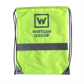 Extra Large Safety Reflective Drawstring Backpack Custom Printed  Extra Large Safety Reflective Drawstring Backpack Custom Printed