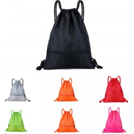 Custom Embroidered Drawstring Backpack