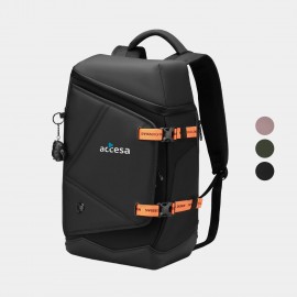 Logo Imprinted SwissDigital SEON RFID USB Charging Port Waterproof Backpack