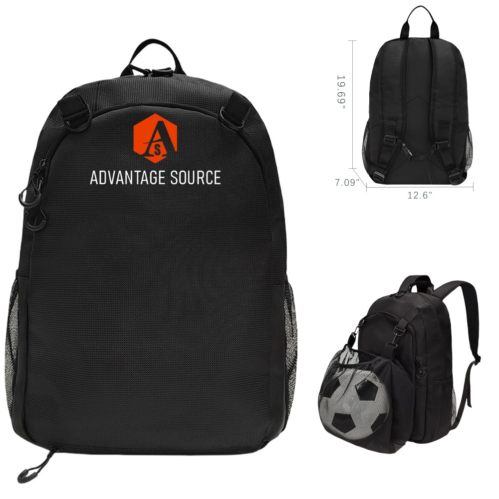 Football Sports Backpack Logo Imprinted Football Sports Backpack Logo Imprinted
