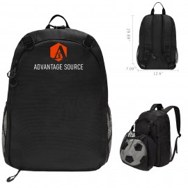 Football Sports Backpack Logo Imprinted  Football Sports Backpack Logo Imprinted
