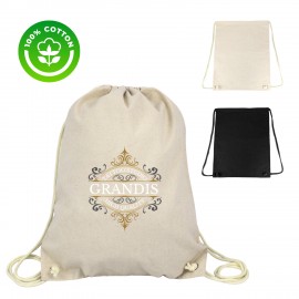 New! Canvas Cotton Drawstring Custom Printed