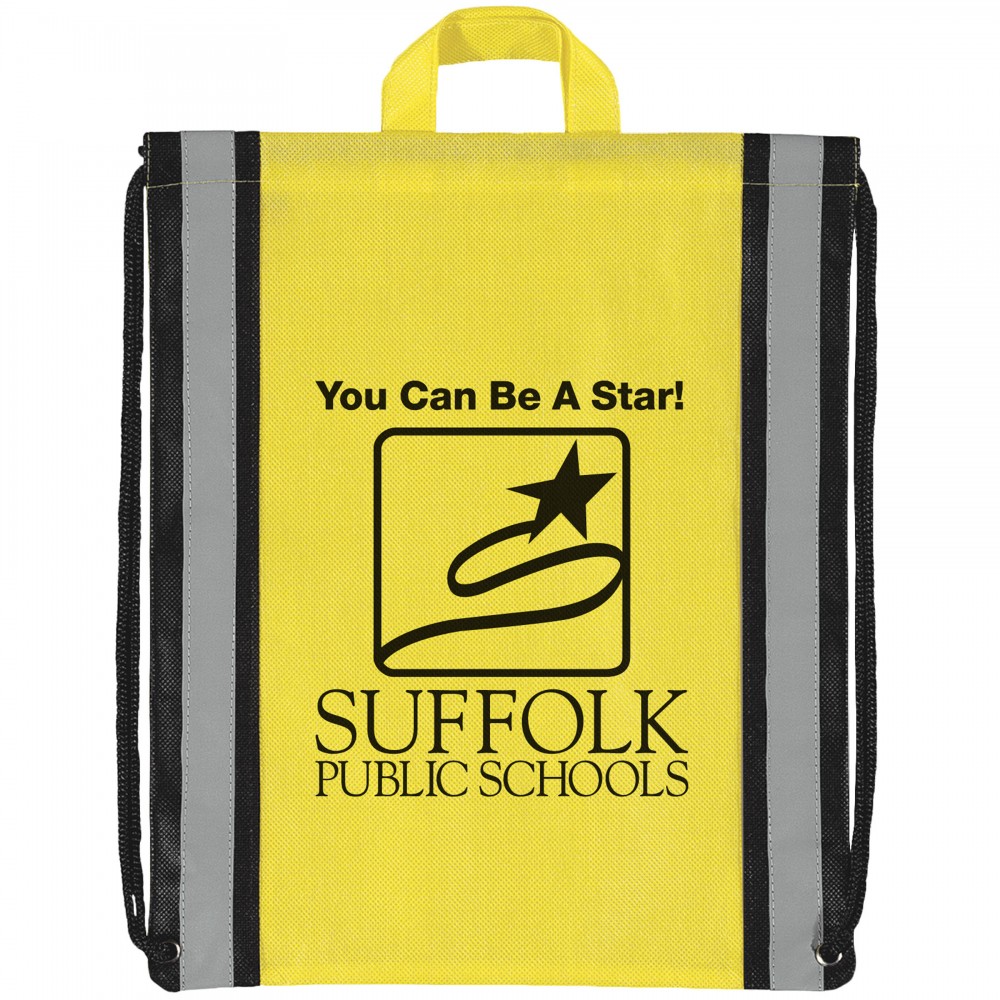 Customized Marco Polo - Explorer Backpack with Reflective Strips - Screen Print Customized Marco Polo - Explorer Backpack with Reflective Strips - Screen Print