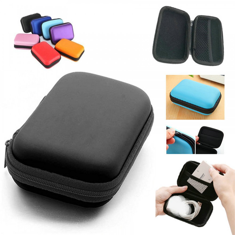 EVA Earphone Storage Box Logo Imprinted EVA Earphone Storage Box Logo Imprinted