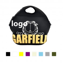 Cartoon Neoprene Lunch Tote With Zipper Closure Custom Printed  Cartoon Neoprene Lunch Tote With Zipper Closure Custom Printed