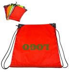 Custom Printed 210D Polyester Drawstring Backpack MOQ 50PCS