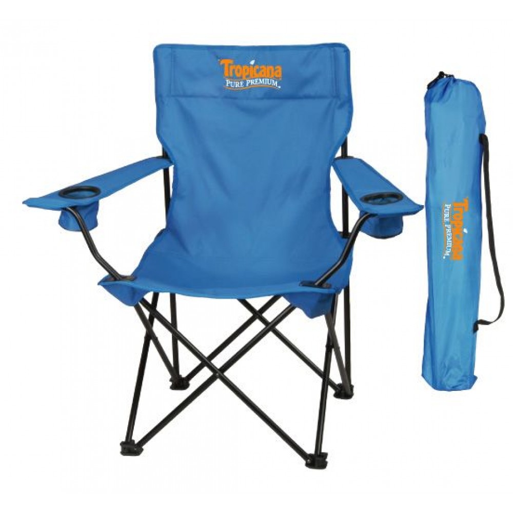 Logo Imprinted Super Deluxe Folding Chair