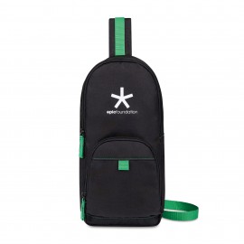 Custom Embroidered Repeat Recycled Poly Sling - Kelly Green  Custom Embroidered Repeat Recycled Poly Sling - Kelly Green