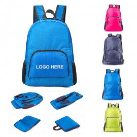 Custom Embroidered Nylon Foldable Waterproof Backpack Bag