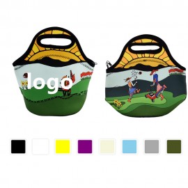 Logo Imprinted Children Neoprene Lunch Tote Bag  Logo Imprinted Children Neoprene Lunch Tote Bag