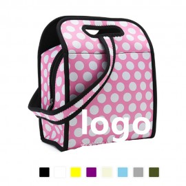 Rectangle Neoprene Lunch Tote With Shoulder Strap Custom Printed  Rectangle Neoprene Lunch Tote With Shoulder Strap Custom Printed
