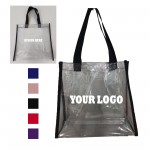 PVC Clear Stadium Tote Bag Custom Printed