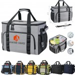 Large Insulated Cooler Bag Oxford Fabric(18" x 13" x 12") Logo Imprinted