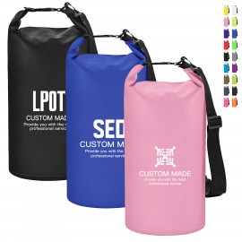 Custom Embroidered 25L PVC Bucket Shaped Double Shoulder Dry Bag
