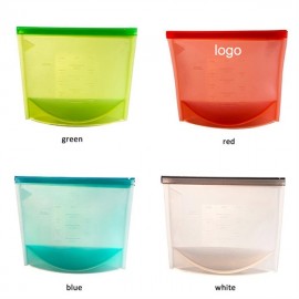 Silicone Freezer Bag Custom Embroidered  Silicone Freezer Bag Custom Embroidered