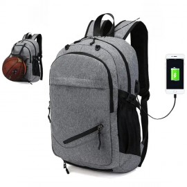 School Basketball Backpack With USB Charging with Logo  School Basketball Backpack With USB Charging with Logo