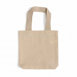 Logo Branded Mini 8" Canvas Tote Bag