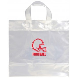Clear Stadium Security Soft Loop Handle Bag Custom Printed  Clear Stadium Security Soft Loop Handle Bag Custom Printed