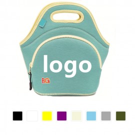 Zipped Insulated Neoprene Lunch Bag Custom Printed  Zipped Insulated Neoprene Lunch Bag Custom Printed