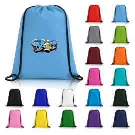 Logo Branded Personalized Non-Woven DrawString Backpack  Logo Branded Personalized Non-Woven DrawString Backpack