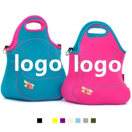 Collapsible Insulated Neoprene Lunch Tote Bag Logo Imprinted