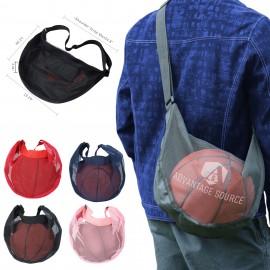 Mesh Sports Ball Bag Shoulder Bag Custom Printed  Mesh Sports Ball Bag Shoulder Bag Custom Printed