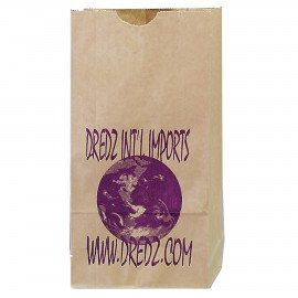 Natural Popcorn Bags (4 1/4"x2 3/8"x8 3/16") with Logo