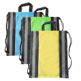 Reflective Drawstring Sports Pack with Logo