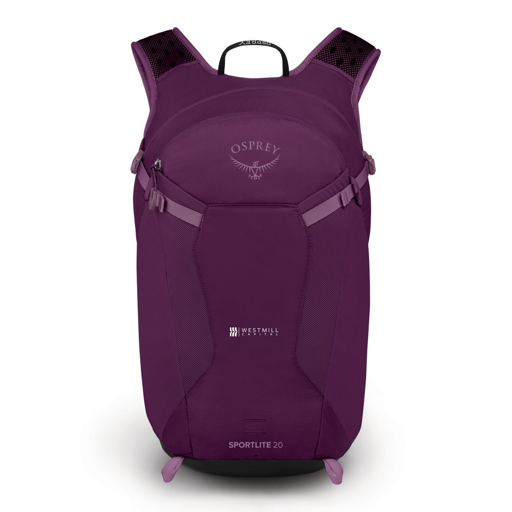 Custom Printed Osprey Sportlite 20 - Aubergine Purple